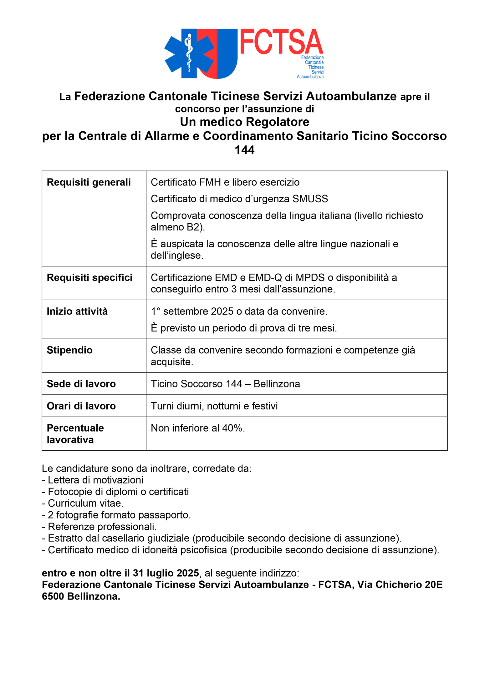 concorso medico regolatore.doc