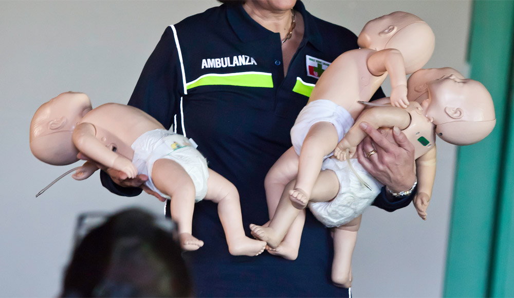 2015 - Comano, Corso BLS-DAE con modulo Emergenze Pediatriche